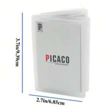 2 件塑料替换内衬适用于双折或三折钱包 6 个卡槽 ID 夹 卡夹 卡片夹 钱包 名片夹 信用卡夹 照片卡夹 女士 男士 卡片钱包