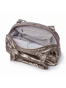 1個銅色泡棉媽咪肩背袋,附載奶嘴袋可掛於嬰兒車上 - 銅色 - 查看 7