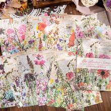 30入組/包裝藝術裝飾海報系列浪漫拼貼剪貼簿材料 - 彩色 - 查看 1