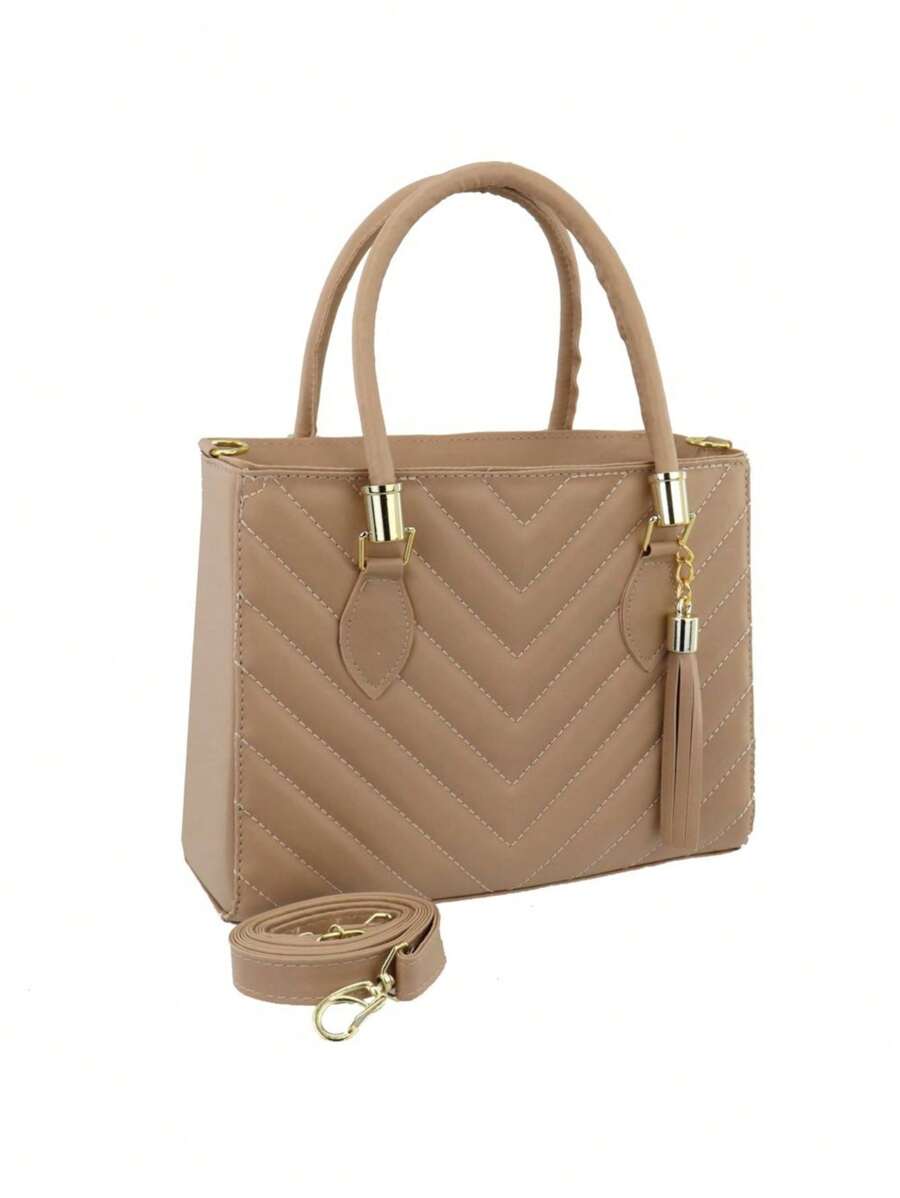 Women Tote Bags - 摩卡棕 - 查看 1