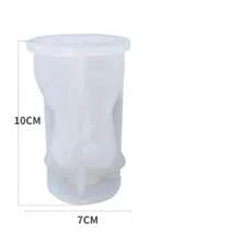 1入組diy矽膠身體蠟燭模具3d身體矽膠樹脂鑄模,可製作環氧樹脂及肥皂模具,手工藝品 - 白色 - 查看 4