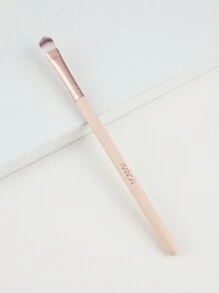 1支粉色蓮花雕花遮瑕/唇彩/粉底/修容混合化妝刷工具 - 藕粉色 - 查看 1