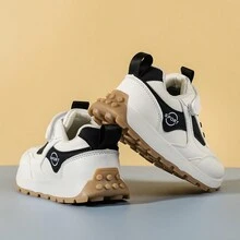 1雙男女通用經典休閒運動鞋,四季皆宜 - 黑與白 - 查看 4