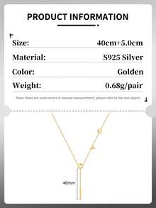 一款簡單而優雅的925銀情書項鍊,適合女性每天佩戴,作為一份節日禮物