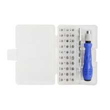 32 In 1 Precision Screwdriver Tool Set, Mini Repair Tools Kit With Plastic Case, Screwdriver Accessory With Non-Slip Handle, Adjustable Pole, Magnetic Work Repair Tools For Electronics, Laptop, PC, Mobile Phone - Blue - View 5