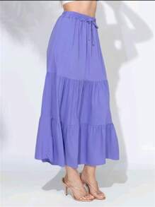 Women Skirts - Màu xanh nhạt - Xem 1