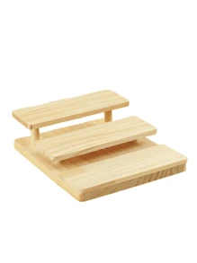 One-Piece Solid Wood Multi-Layered Step Display Stand - Pine Wood Sunglasses Showcase Stand For Bracelets, Watches, Rings, And Jewelry - Multi-layer Display Stand - View 9