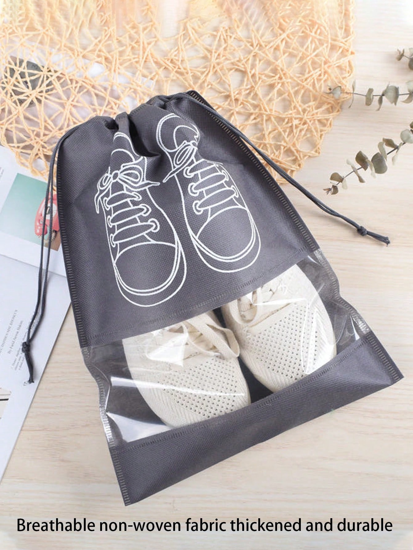 أكياس تخزين الأحذية من القماش غير المنسوج ، منظمات...