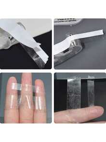 1pc Double Sided Garment Tape With Dispenser For Women Girls Transparent Body Tape For Garment Fabric Dresses And Bras - Red - View 4