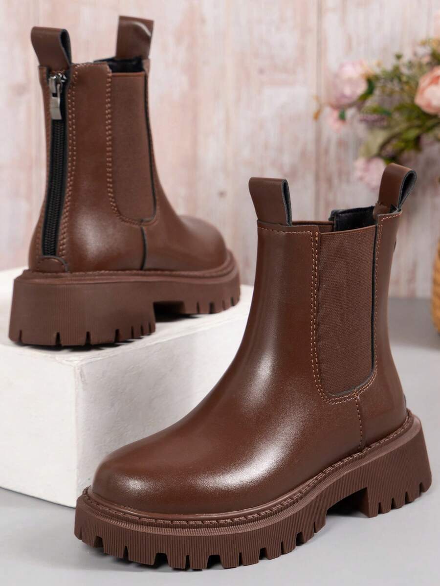 Botine de damă vintage cu glezne elastice Botine Chelsea