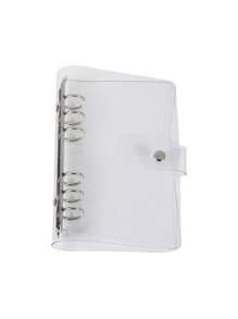 1pc A5 Creative Pvc Transparent Notebook Cover With Detachable Loose-Leafs, Memo Pad,Back To School,School Supplies
