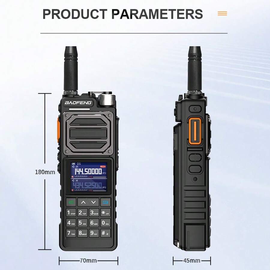 Baofeng BFX5 PRO Walkie Talkie 50KM Long Range Ham Radio FourBand