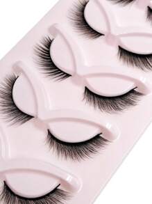 5對貓眼睫毛自然假睫毛眼尾加長狐狸眼迷人3d睫毛自然長滿帶裝扮效果的眼睫毛延長