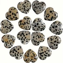 5/10入組天然愛心晶拋光療癒晶采可愛迷你石頭口袋療癒手心愛寶石批發靈氣平衡冥想情人節天然石頭禮物(數量可選) - 愛心桃 - 查看 8