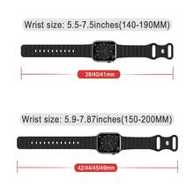 Ocean 表带兼容 表带 Ultra 49 毫米 45 毫米 44 毫米 40 毫米 41 毫米 42 毫米 38 毫米 40 44 硅胶表带系列 7 6 Se 8 9，黑色 - 黑色 - 查看 4