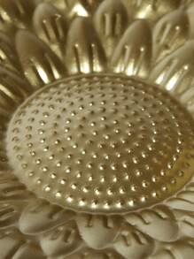 圆形金属壁挂装饰，简约金色圆形铁质挂饰，适用于家居室内装饰、卧室客厅装饰、家居装饰、房间装饰、墙面装饰 - 金色 - 查看 9