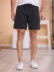 Men Beach Shorts - màu đen - Xem 6
