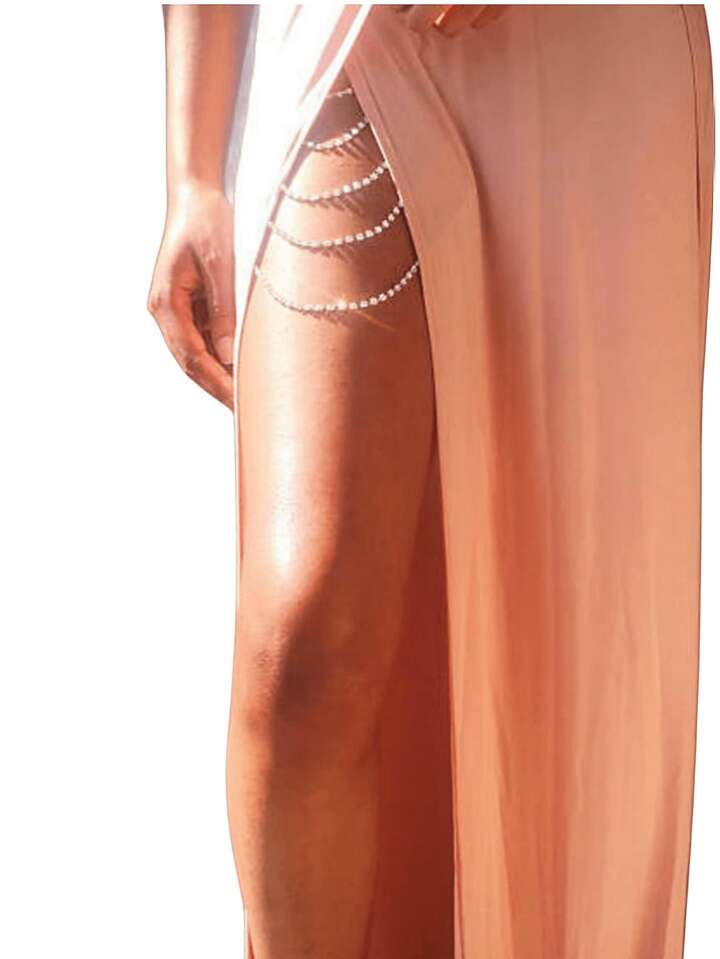 Diamond thigh chain sale