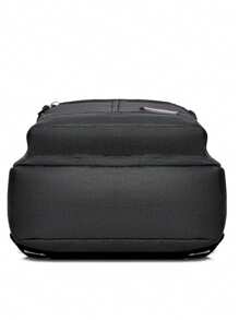 Large Capacity Men's Backpack Fashion Simple About Color Contrast Casual Crossbody Bag Business Shoulder Practical Chest Bag - Black - View 6