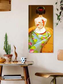 1 件,日本女人背部風景印刷畫牆壁海報錦鯉魚紋身家居裝飾完美禮物客廳、臥室、辦公室牆壁裝飾房間美學防水帆布牆壁藝術畫無框帆布畫 - 黃色 - 查看 6