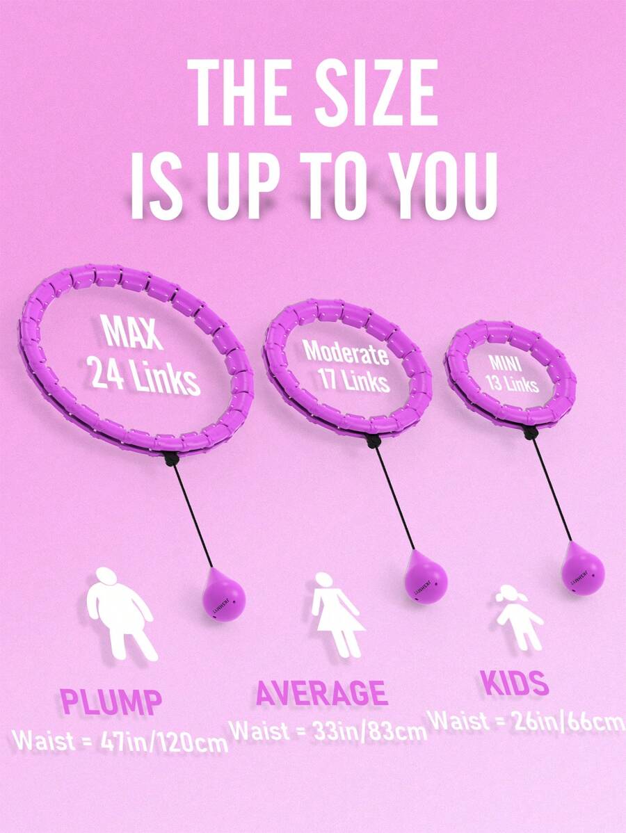 JKSHMYT Weighted Hula Circle Hoops for Adults Weight Loss, Infinity