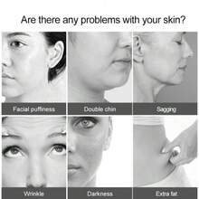 太陽能供電3D臉臂腿腰下巴提拉美容儀器，增強身體，便攜舒適多功能日常滾輪按摩工具，美容儀器，日常家庭使用 - 銀色 - 查看 5