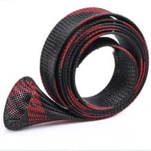 1入組網袖伸縮釣竿套,長短釣竿保護套,適用於長柄釣竿、旋轉釣、投擲釣、飛釣、衝浪釣 - 紅色 - 查看 1