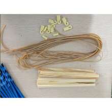 1 Paquete/10 Piezas Juguete Creativo De Pájaro Volador Impulsado Por Banda De Goma Grande Hecho A Mano - Azul - Ver 3