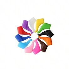 10入組矽膠眼鏡附件套裝,包括防滑耳鈎、耳夾、耳鎖、鼻墊,適用於運動,隨機顏色 - 玫紅色 - 查看 2