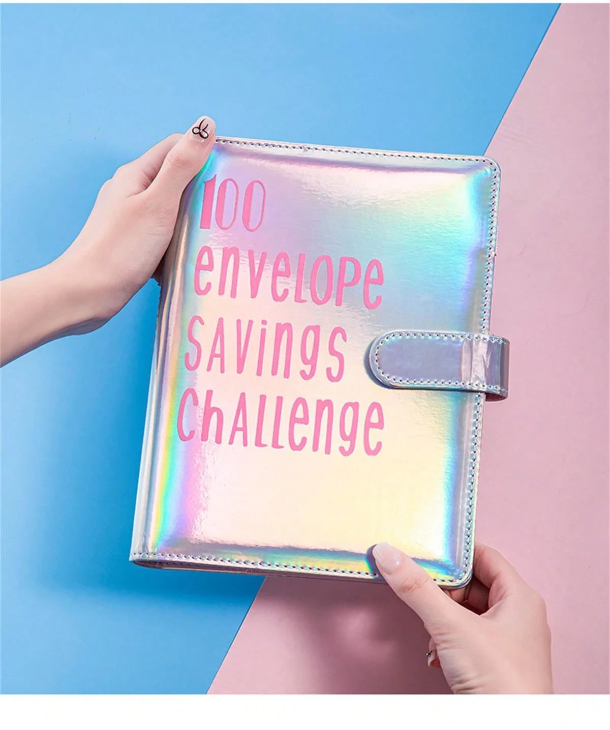 Carpeta De Ahorro Con 100 Sobres - Desafío De Ahorro A5, Incluye Tarjetas, Ideal Para Parejas O Familias