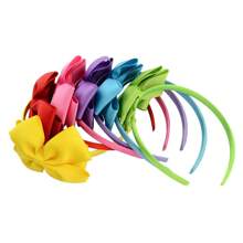 Girls' Double-Layer Bow Hairband, Sweet Headband Hair Accessories For Girls - Hot Pink - View 5