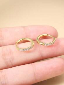 3雙不銹鋼女士時尚珠寶套裝:6mm、8mm、10mm,適合各種場合佩戴女士日常穿著的耳環