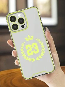 1入luminous & Transparent & Glossy Tpu手機殼,設有數字23圖案,適用於iphone 11/11pro/11pro Max/12/12pro/12pro Max/13/13pro/13pro Max/14/14pro/14pro Max/15/15pro/15pro Max - 芥末黃 - 查看 7