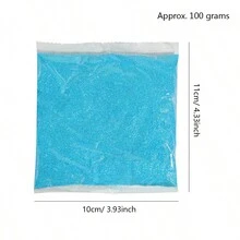 ART LALIC 100 Grams Silver Bulk Packs Extra Fine Glitter, For Nail Art Festival Body Art , Glitter Dust Laser Powder - Silver - View 6