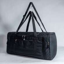 Mala de Bordo Multifuncional Impermeável - Bolsa de Academia e Viagem - Preto - Visão 3