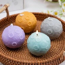 2 件裝藍月兔香氛蠟燭組創意手工蠟燭禮盒,家居裝飾 - 彩色 - 查看 5