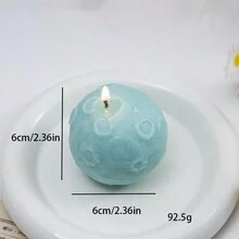 2 件裝藍月兔香氛蠟燭組創意手工蠟燭禮盒,家居裝飾 - 彩色 - 查看 4