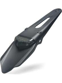 Rear Mudguard With Led Tail Lights For Motorcycle - Grey - View 1