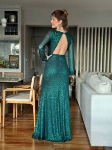 Women Prom & Evening Dresses - 墨綠色 - 查看 8