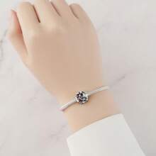 PANPOKI 1入組925純銀太空天空星月珠,可用於手鍊項鍊diy首飾製作,是女孩子和女性的最佳生日禮物 - 銀色 - 查看 2