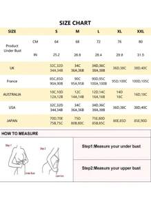 2pcs/Set Front Buckle Design Wireless Lace Bra With Floral Edge - Multicolor - View 6