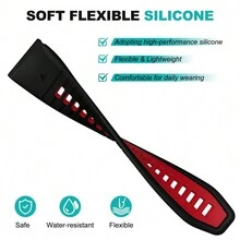 快速適配22 毫米26 毫米矽膠錶帶適用於garmin Fenix 7 Pro / Fenix 7x / Fenix 6x / Fenix 5x / Instinct 2x /descent Mk1/2/2i,柔軟運動雙色防水腕帶適用於garmin Enduro 2,epix Pro 51mm,tactix 7 Pro ,先行者965/955/945,quatix 7,quatix 6,quatix 5,descent G1,fenix 7,fenix 6,fenix 5,instinct1/2,approach S60/62 - 黑紅 - 查看 7