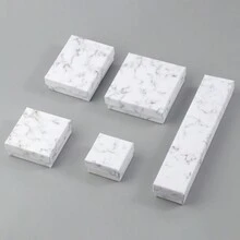 1 件紙質禮盒聖誕節情人節禮品包工藝展示新年禮物盒耳環項鍊手鍊配件包 - Gift Box - 查看 4