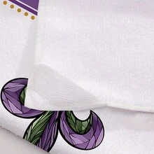 2入組狂歡節符號和英文字母印花碗布,廚房清潔布 - 彩色 - 查看 5