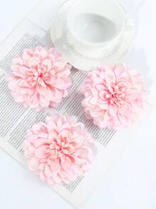 5入組人造淺粉色大麗花花頭 - 淡粉紅色 - 查看 1
