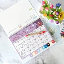 1 件 2024 年台曆,可作為學生和上班族的書寫用品 - 杏色 - 查看 8