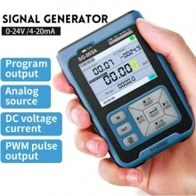 Sg-003a信號發生器0-10v 4-20ma 調節電流電壓模擬器,pwm輸出,tft全彩lcd顯示屏 - 黑色 - 查看 1