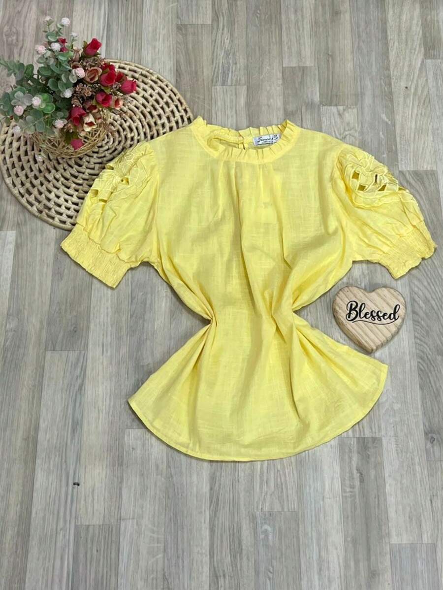 Women Tops - Màu vàng - Xem 1