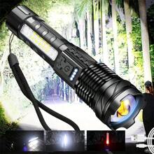 Mạnh mẽ Xhp50/gt10 Led Đèn pin , 7 Lốp xe Của Không thấm nước , Bao gồm Bên Đèn & Tính phí Ánh sáng , Thích hợp Đối với Cắm trại , Câu cá  , Đi bộ du lịch Và Khác Hoạt động - XH-P50 - Xem 2
