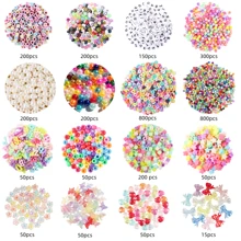 三層蝴蝶花字母種子珠材質自製珠寶,珠鏈女孩手鍊,項鍊耳環diy珠寶飾品套裝